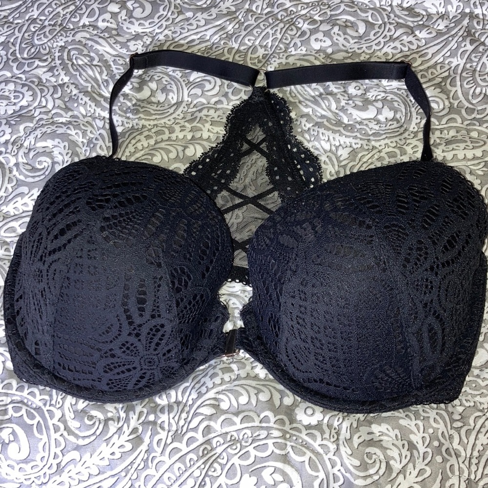 Black Victoria Secret Dream Angel Bra